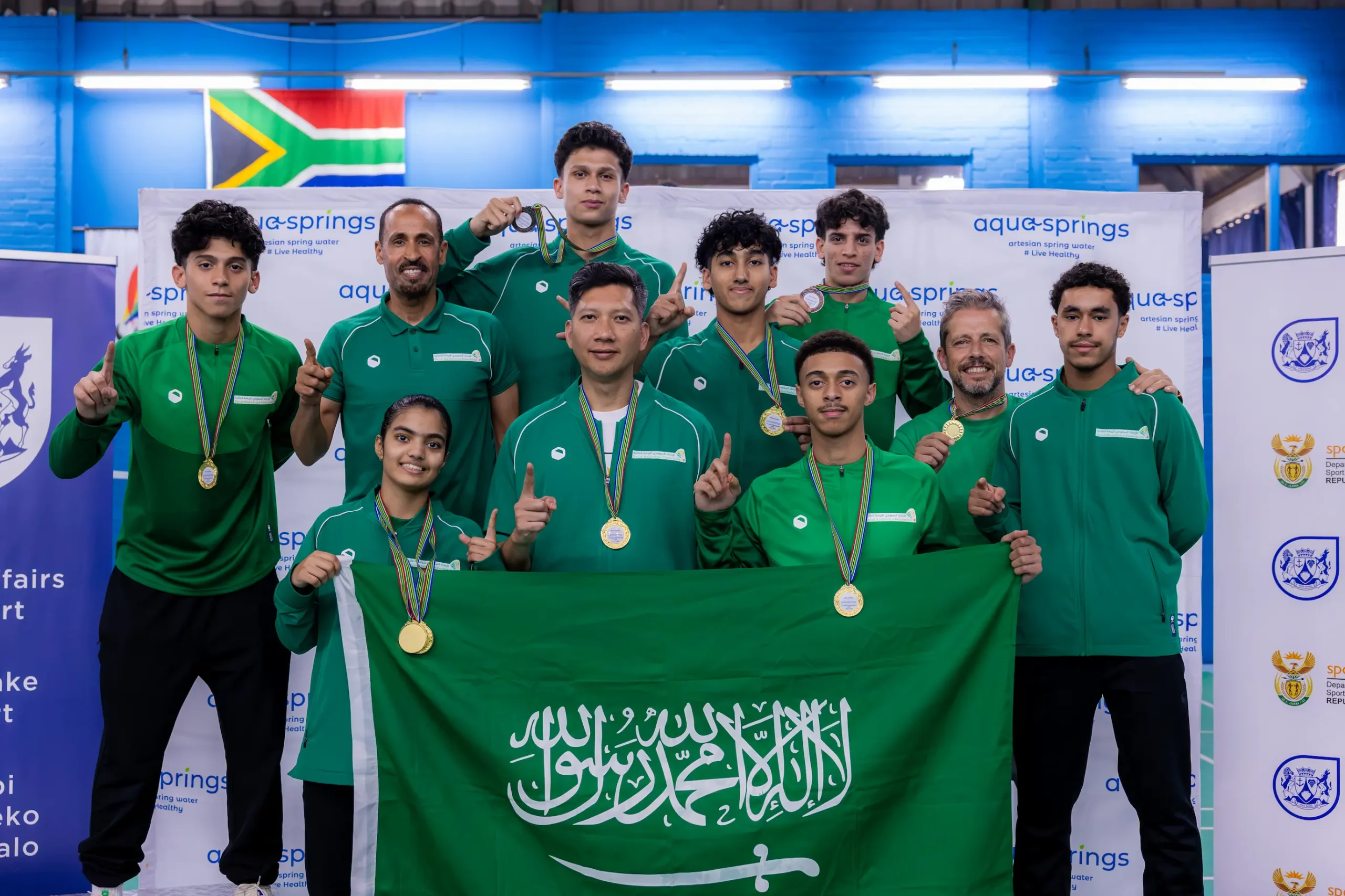 لاعب ريشة طائرة أثناء التدريب
